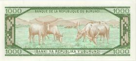 Burundi P.31d 1000 Francs 1.10.1989 (1) 