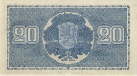 Finnland / Finland P.086 20 Markkaa 1945 (1948) (1) 
