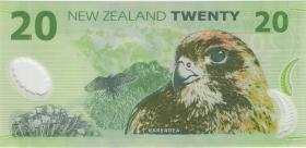 Neuseeland / New Zealand P.187a 20 Dollars (19)99 DG Polymer (1) 