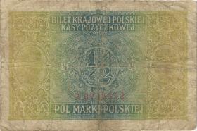 R.439a: Besetzung Polen 1/2 Marki 1917  (4) 