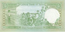 Syrien / Syria P.100b 5 Pounds 1978 (1) 