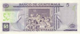 Guatemala P.060c 5 Quetzales 1983 (1) 