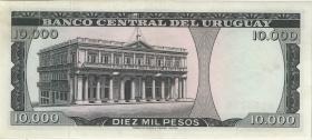 Uruguay P.051 10000 Pesos (1967) (2) 