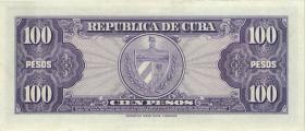 Kuba / Cuba P.082a 100 Pesos 1950 (1) 