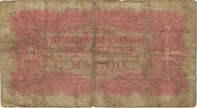 Belgisch-Kongo / Belgian Congo P.03B 1 Franc 15.1.1920 (4) 