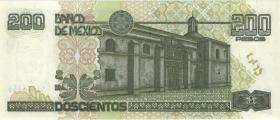 Mexiko / Mexico P.114 200 Pesos 2000 Gedenkbanknote (1) 