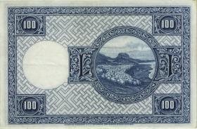 Island / Iceland P.35a 100 Kronen 1928 (3+) 