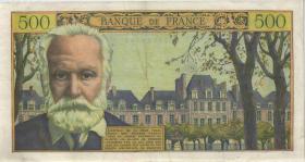 Frankreich / France P.133 500 Francs 2.8.1954 (3+) 