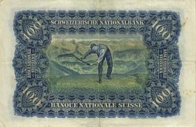 Schweiz / Switzerland P.35u 100 Franken 16.8.1947 (3+) 