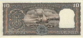 Indien / India P.058 10 Rupien (1967-1970) (1) 
