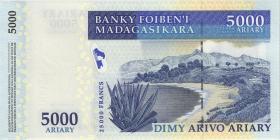 Madagaskar P.091a  5000 Ariary (2007) (1) 