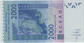 West-Afr.Staaten/West African States P.716Kj 2.000 Francs 2013 (1) 