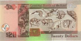 Belize P.63a 20 Dollars 1997 (1) 