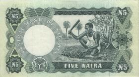 Nigeria P.16b 5 Naira (1973-78) (2) 