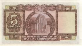Hongkong P.181f 5 Dollars 1975 (1) 