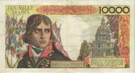 Frankreich / France P.136b 10.000 Francs 6.6.1957 (3) 