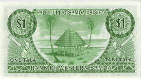 West Samoa P.16c 1 Tala (1967) (2) 