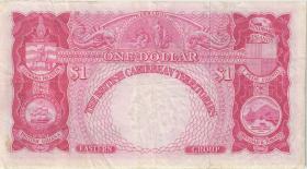 British Caribbean Territories P.07b 1 Dollar 1961 (3) 