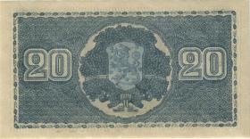 Finnland / Finland P.078a 20 Markkaa 1945 (1) 