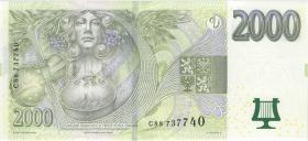 Tschechien / Czech Republic P.26a 2000 Kronen 2007 C (2) 