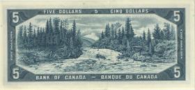 Canada P.077b 5 Dollars 1954 (1961-72) (2) 