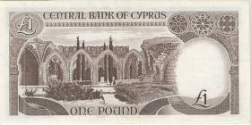 Zypern / Cyprus P.46 1 Lira 1.6.1979 (1) 