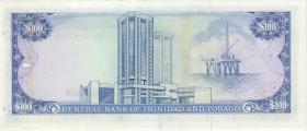 Trinidad & Tobago P.40c 100 Dollars (1985) (1) 
