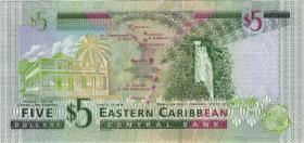 Ost Karibik / East Caribbean P.47d 5 Dollars (2008) (1) AC 