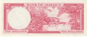 Jamaika / Jamaica P.051Aa 5 Shillings (1964) (1) 