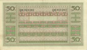 Indonesien / Indonesia P.045 50 Rupien 1952 (3+) 
