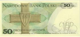 Polen / Poland P.142a 50 Zlotych 1975 (1) BR 