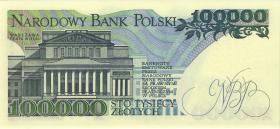 Polen / Poland P.154 100.000 Zlotych 1990 Serie BN (1) 
