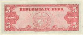 Kuba / Cuba P.078b 5 Pesos 1950 (1) 