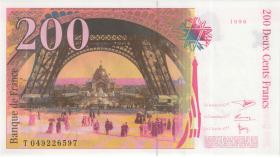Frankreich / France P.159a 200 Francs 1996 (1) U.2 