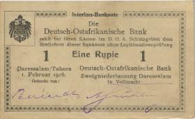 R.928s: Deutsch-Ostafrika 1 Rupie 1916 Y2 (2) 