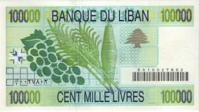 Libanon / Lebanon P.74 100.000 Livres 1995 (1) 