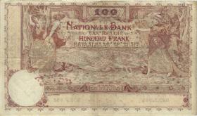 Belgien / Belgium P.078 100 Francs 17.10.1919 (3) 