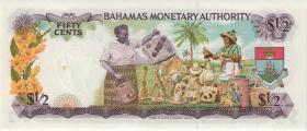 Bahamas P.26a 50 Cents 1968 (1) 