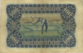 Schweiz / Switzerland P.35b 100 Franken 1926 (3) 