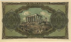 Griechenland / Greece P.125b 100.000 Drachmen 1944 (1) 