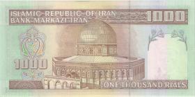 Iran P.143c 1.000 Rials (ab 1992) (1) 