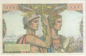 Frankreich / France P.131c 5000 Francs 7.2.1952 (2+) 