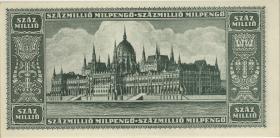 Ungarn / Hungary P.130 100 Millionen Milpengö 1946 (1) 