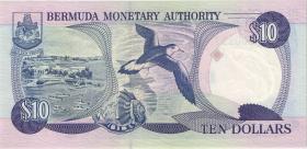 Bermuda P.42b 10 Dollars 1996 B/2 000117  (1) low number 