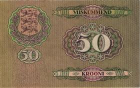 Estland / Estonia P.65a 50 Kronen 1929 (1/1-) 