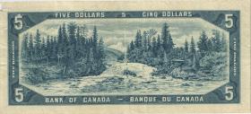 Canada P.077b 5 Dollars 1954 (1961-72) (4) 