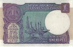 Indien / India P.078Ac 1 Rupie 1989 (1) 