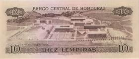 Honduras P.64b 10 Lempiras 9.4.1987 (1) 