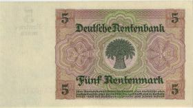 R.164b: 5 Rentenmark 1926 (1) Serie G 