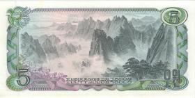 Nordkorea / North Korea P.CS04d 5 Won 2002 Gedenkbanknote (1) 